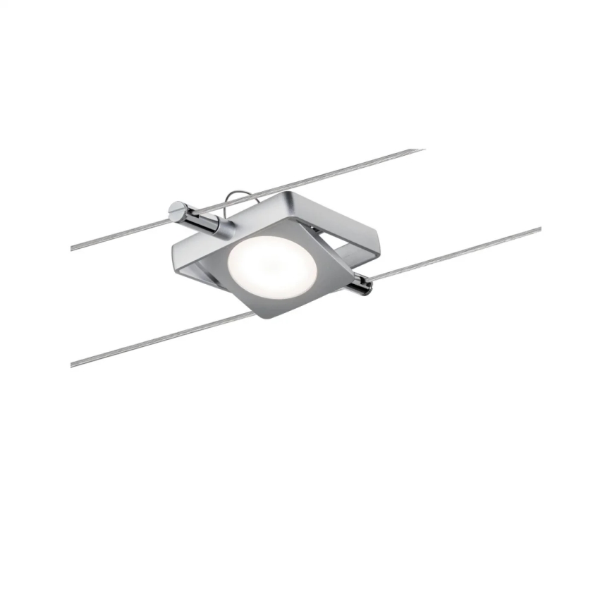 Paulmann 94108 - KOMPLET 5x LED/4,3W spot svetla za sajlni sistem MAC 230V mat hrom