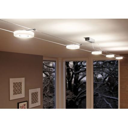 Paulmann 94109 - kompletan sistem sa sajlama MAC 230V, set 5xLED/4,3W, bela
