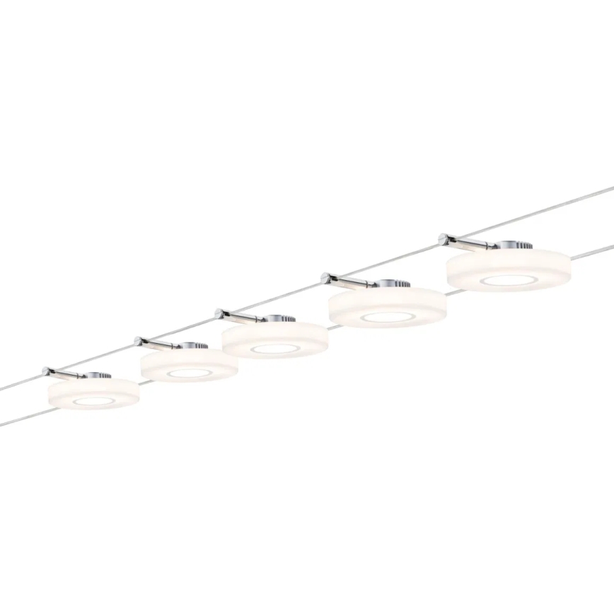 Paulmann 94109 - kompletan sistem sa sajlama MAC 230V, set 5xLED/4,3W, bela