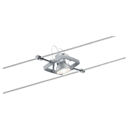 Paulmann 94133 - SET 5xGU5,3/10W kompletan sajlni sistem MAC 230V mat hrom