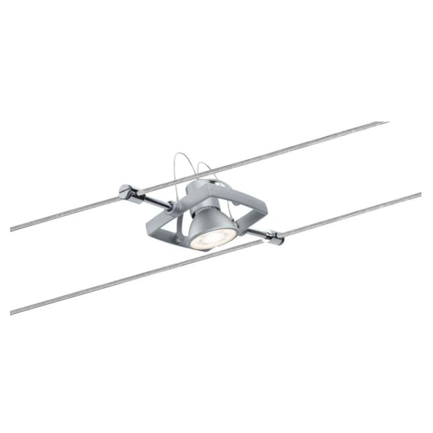Paulmann 94133 - SET 5xGU5,3/10W kompletan sajlni sistem MAC 230V mat hrom