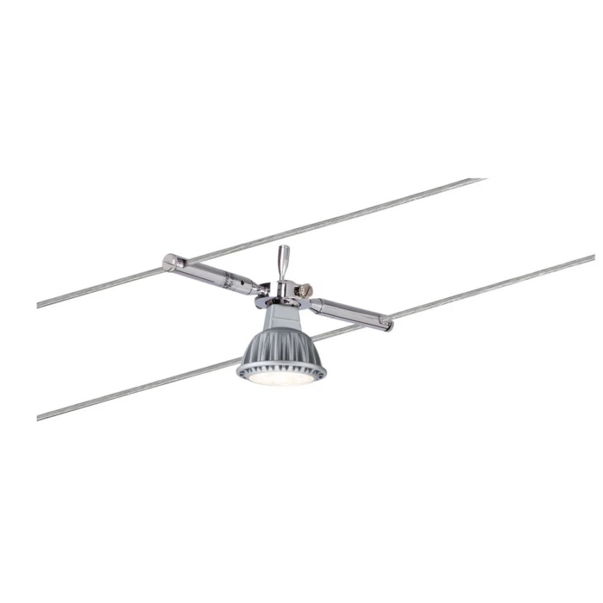Paulmann 94147 - 1xGU5,3/10W Spot svetlo za sajlni sistem TOGO 12V mat hrom