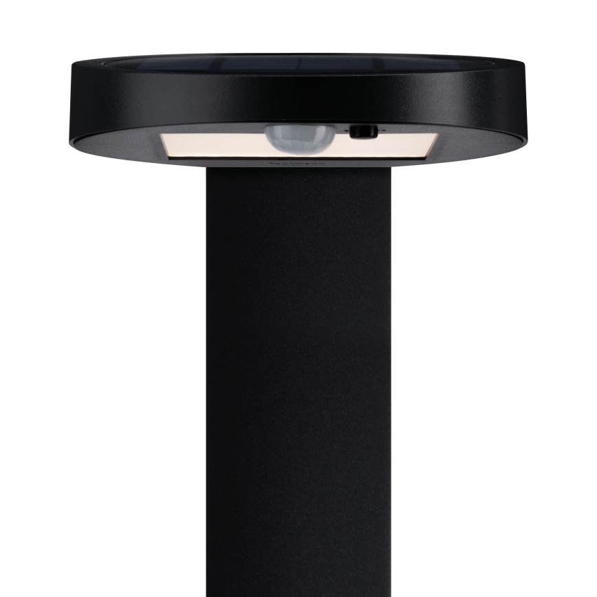 Paulmann 94249 - LED/1,2W IP44 Spoljašnja solarna svetiljka sa senzorom RYSE 3,7V 1800 mAh