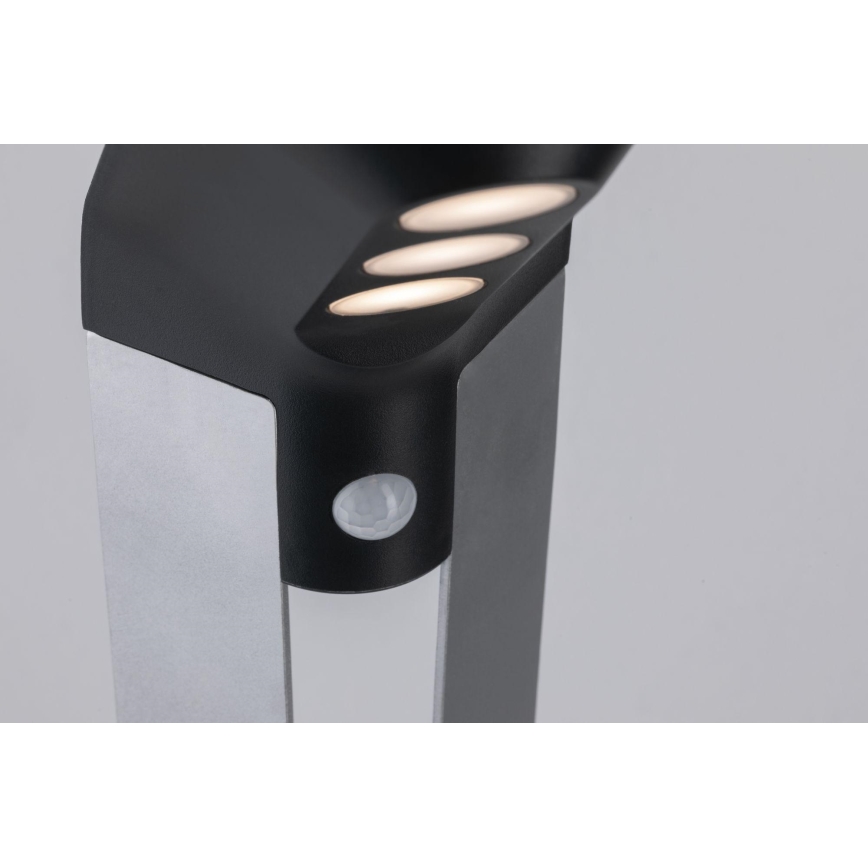 Paulmann 94252 - LED/1,2W IP44 Solarna spoljašnja lampa sa senzorom SOLEY 3,7V 1800 mAh