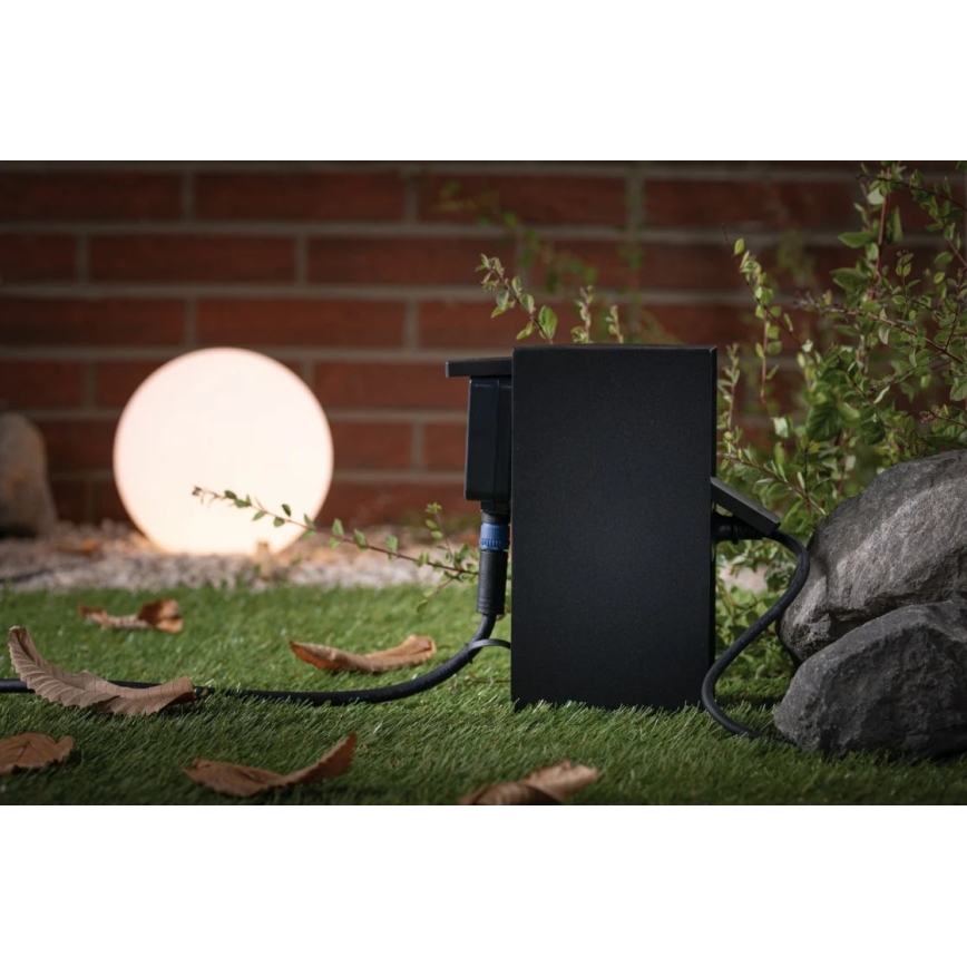 Paulmann 94313 - Spoljni stub sa utičnicama RIO 4Z SCHUKO 230V IP44