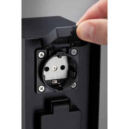 Paulmann 94313 - Spoljni stub sa utičnicama RIO 4Z SCHUKO 230V IP44