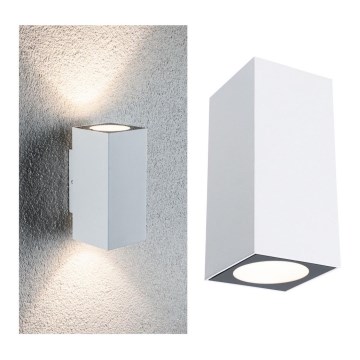 Paulmann 94330 - 2xLED/2,8W IP44 Spoljašnje zidno svetlo FLAME 230V belo