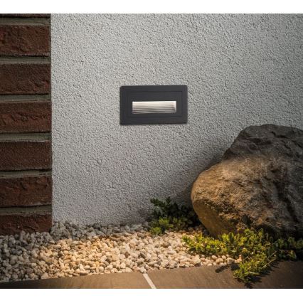 Paulmann 94383 - LED/4W IP44 Spoljno ugradno svetlo LONG 230V