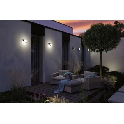 Paulmann 94401 - LED/10W IP44 Spoljno zidno svetlo SPHERE 230V