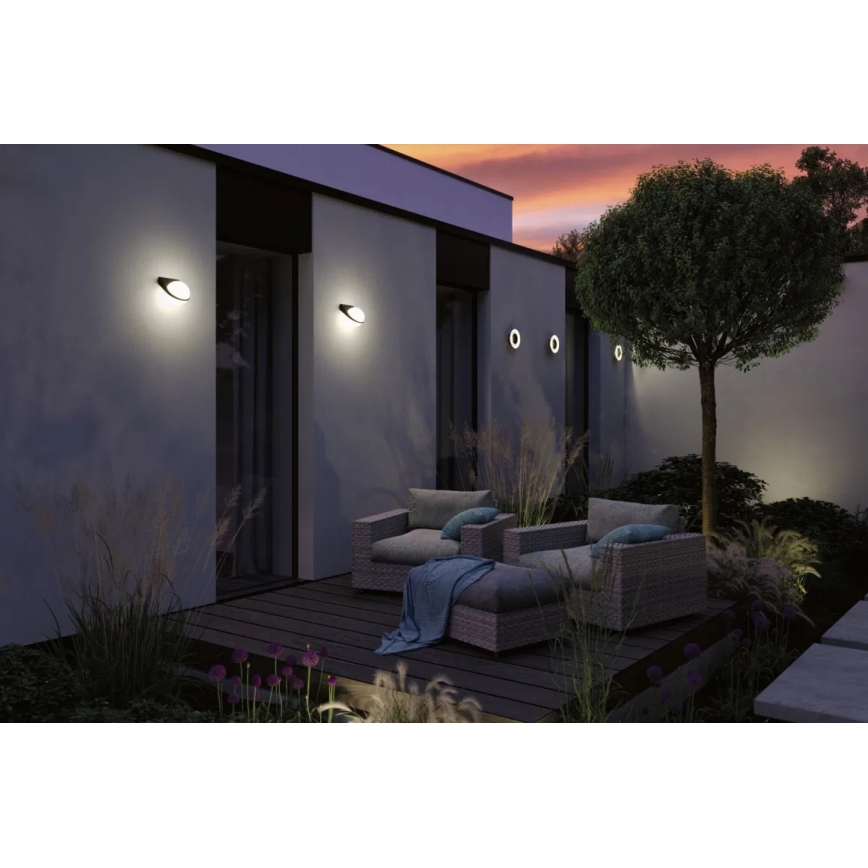 Paulmann 94409 - LED/4W IP44 Spoljno zidno svetlo CIRCEA 230V