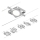 Paulmann 94420 - SET 5xLED/4,5W Kompletan kablovski sistem MAC 230V mat hrom