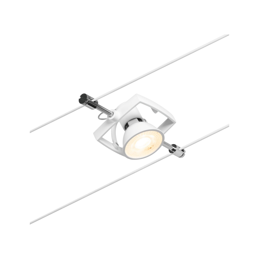 Paulmann 94432 - KOMPLET 5xGU5,3/10W sajleni sistem MAC 230V, beo
