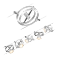 Paulmann 94436 - SET 5xGU5,3/10W Kompletan sajlni sistem CARDAN 230V mat hrom