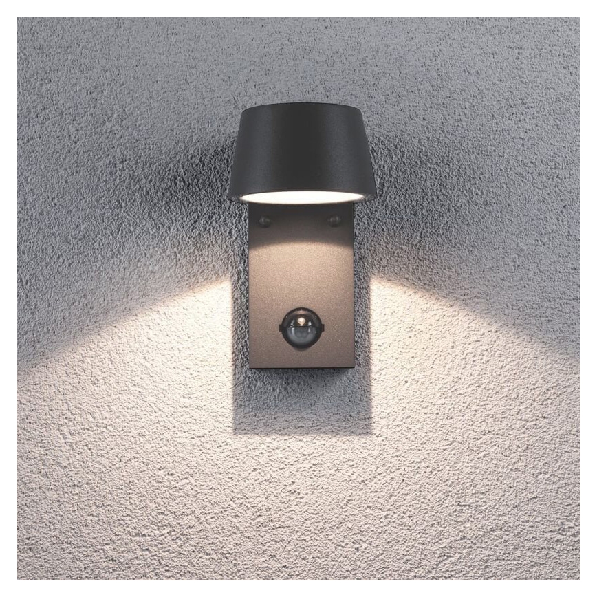 Paulmann 94453 - LED/6W IP44 Spoljašnje zidno svetlo sa senzorom CAPEA 230V