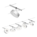 Paulmann 94475 - SET 5xLED/5W Kompletan kablovski sistem CIRCLE 230V matni hrom