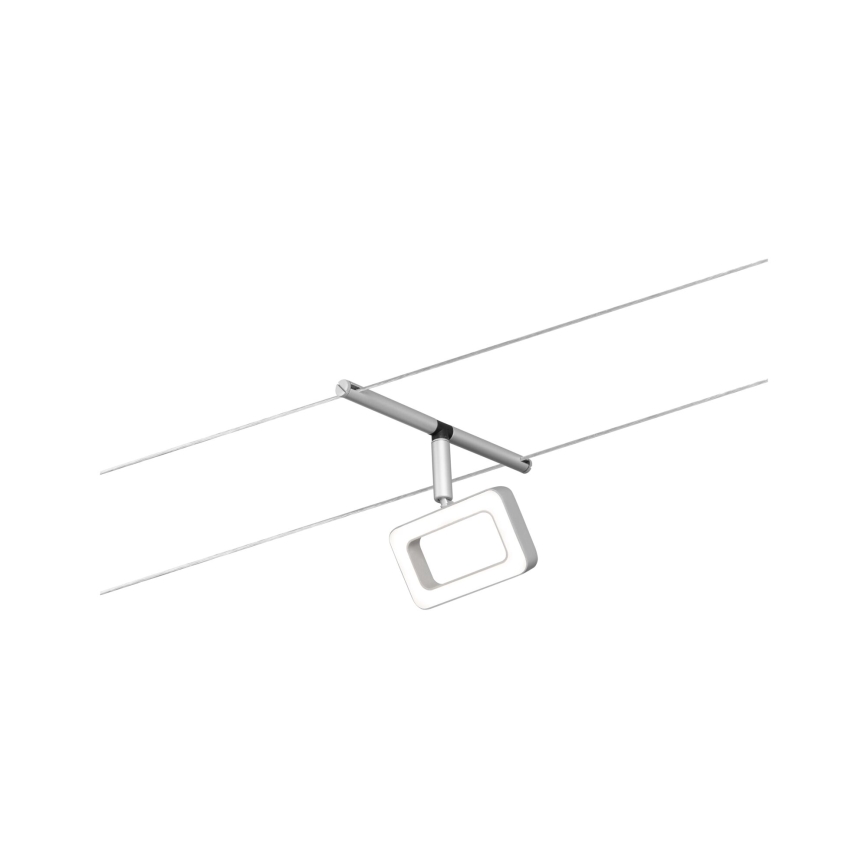 Paulmann 94481 - KOMPLET 5xLED/4,8W Spot za sajlni sistem FRAME 230V matni hrom