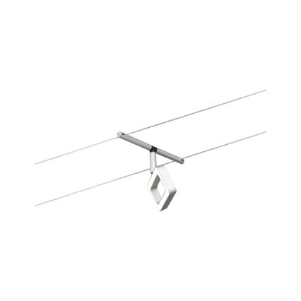 Paulmann 94481 - KOMPLET 5xLED/4,8W Spot za sajlni sistem FRAME 230V matni hrom