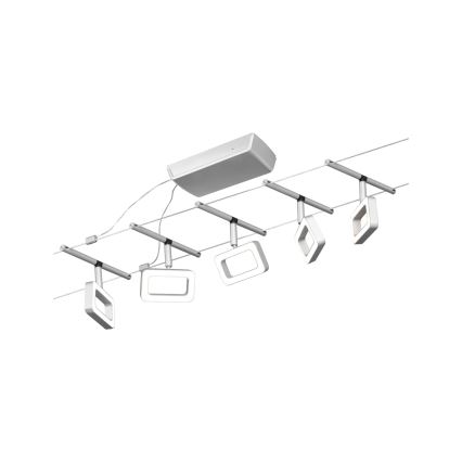 Paulmann 94481 - KOMPLET 5xLED/4,8W kompletan sajlni sistem FRAME 230V mat hrom