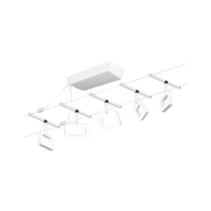 Paulmann 94483 - SET 5xLED/4,8W Kompletan kablovski sistem FRAME 230V bela