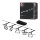 Paulmann 94485 - Komplet 5xLED/4,8 W sajlni sistem FRAME 230 V crna