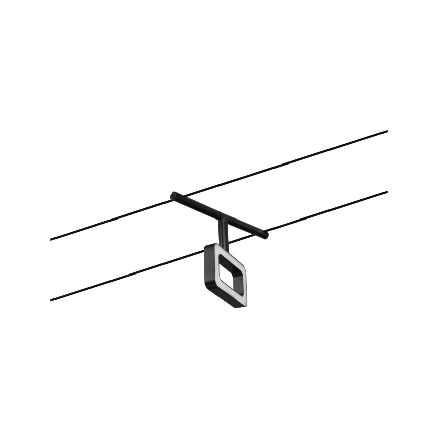 Paulmann 94485 - Komplet 5xLED/4,8 W sajlni sistem FRAME 230 V crna