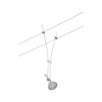Paulmann 94487 - 1xGU5,3/50W Spot reflektor za sajlni sistem COMET, 230V, mat hrom