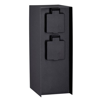 Paulmann 94657 - Spoljni stub sa utičnicama RIO 2Z SCHUKO 230V IP44