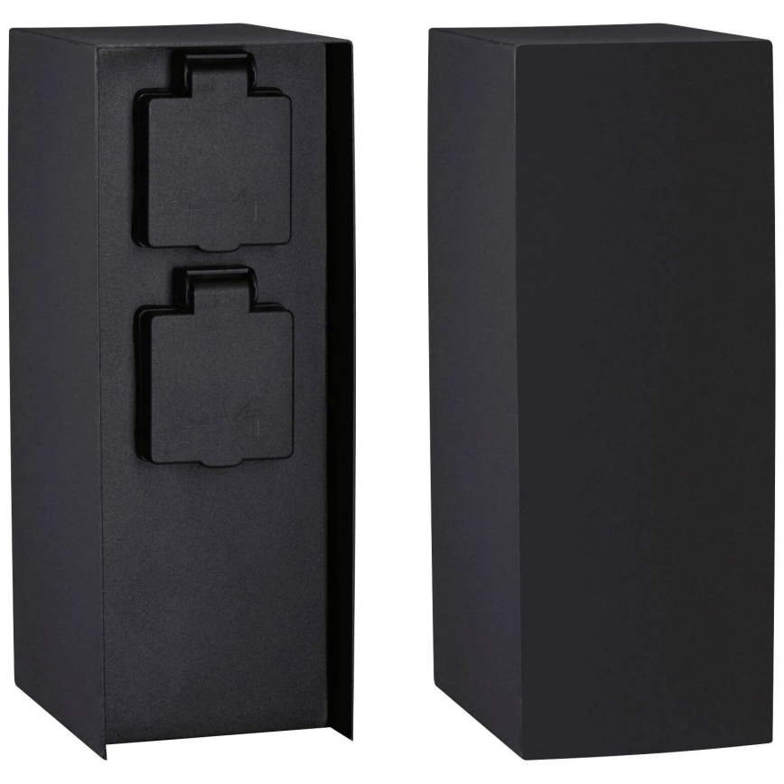 Paulmann 94657 - Spoljni stub sa utičnicama RIO 2Z SCHUKO 230V IP44