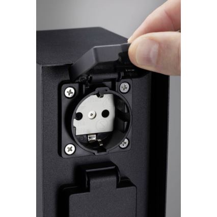 Paulmann 94657 - Spoljni stub sa utičnicama RIO 2Z SCHUKO 230V IP44