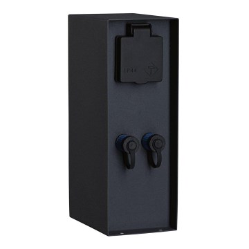 Paulmann 94700 - Spoljni stub sa utičnicama RIO 2Z SCHUKO 230V IP44