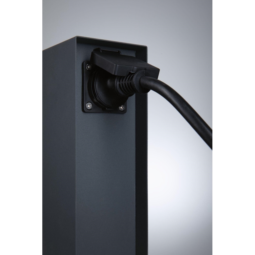 Paulmann 94700 - Spoljni stub sa utičnicama RIO 2Z SCHUKO 230V IP44