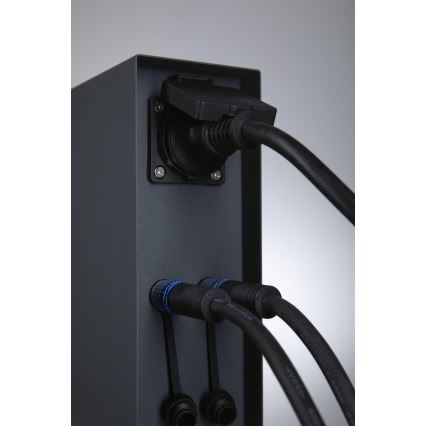Paulmann 94700 - Spoljni stub sa utičnicama RIO 2Z SCHUKO 230V IP44