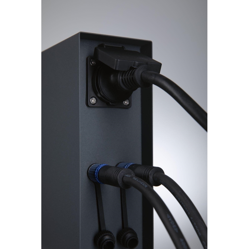 Paulmann 94700 - Spoljni stub sa utičnicama RIO 2Z SCHUKO 230V IP44