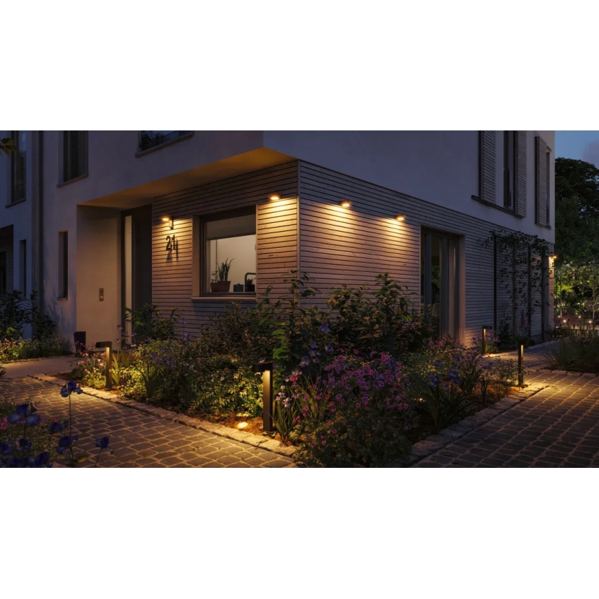 Paulmann 94713 - LED/6W IP44 spoljašnja zidna lampa CAPERA 230V