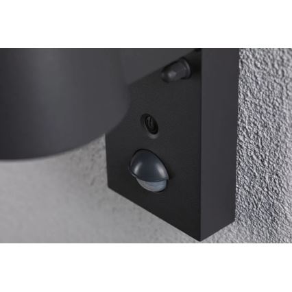 Paulmann 94714 - LED/6W IP44 Spoljašnje zidno svetlo sa senzorom CAPERA 230V 2200/3000K