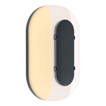 Paulmann 94957 - LED/18,5W IP65 prigušiva spoljašnja zidna svetiljka ELUNOR 230V 2200/3000/4000K antracit