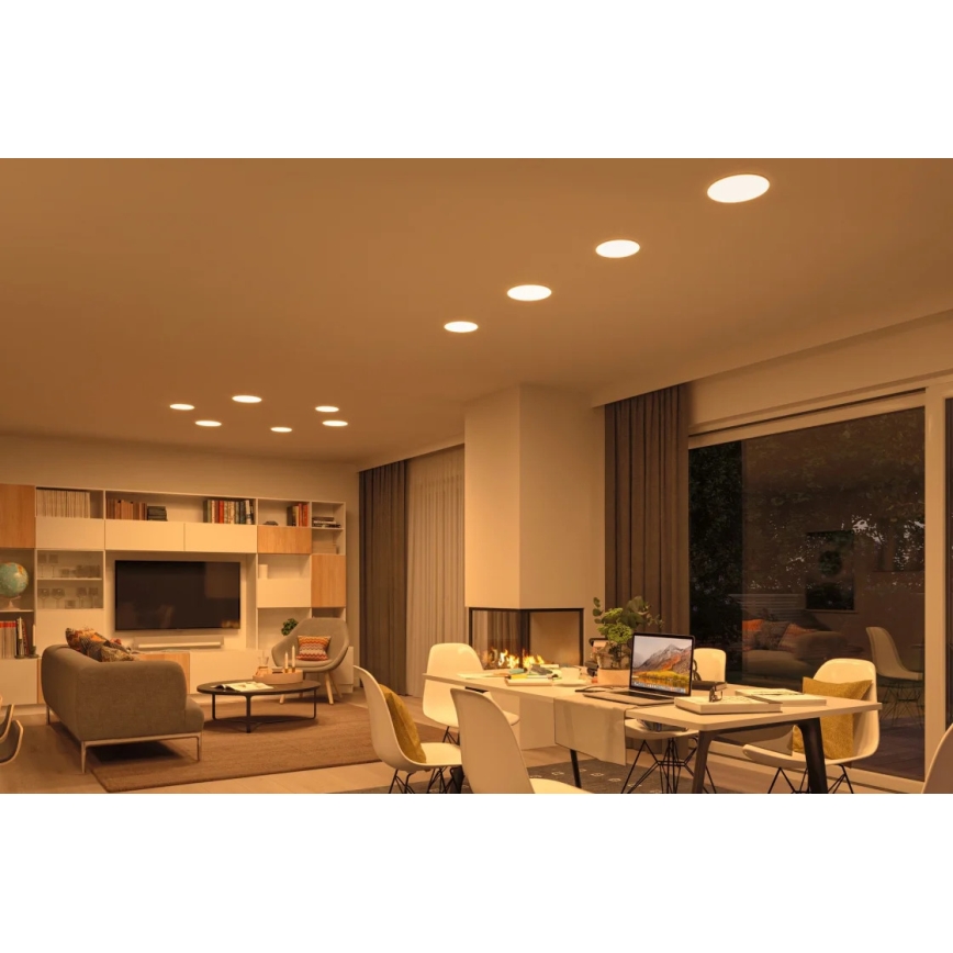 Paulmann 95386 - LED/15W IP44 prigušiva ugradna svetiljka za kupatilo SMART VELUNA 230V