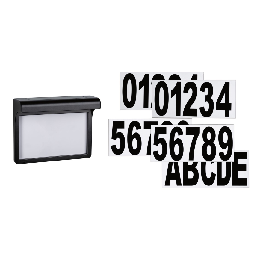 Paulmann 95388 - LED/0,05W IP44 Solarni kućni broj DAYTON 1,2V 600 mAh