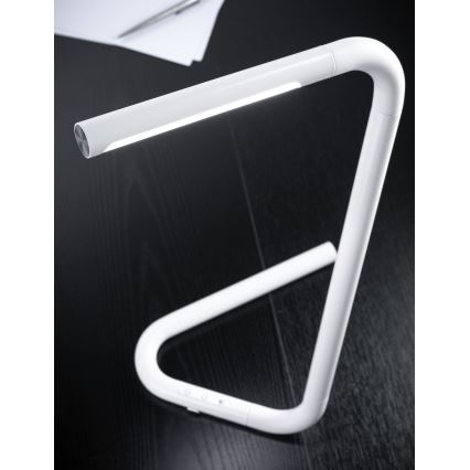 Paulmann 95423 - LED/4,5W prigušiva dodirna stona lampa FLEXLINK 5V/USB 4400 mAh bela