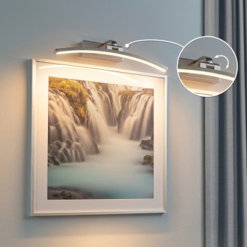 Paulmann 95557 - LED/8,5W Svetlo za slike BENTO 230V 40 cm mat hrom