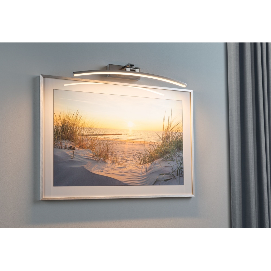 Paulmann 95558 - LED/10W Svetlo za slike BENTO 230V 50 cm matni hrom