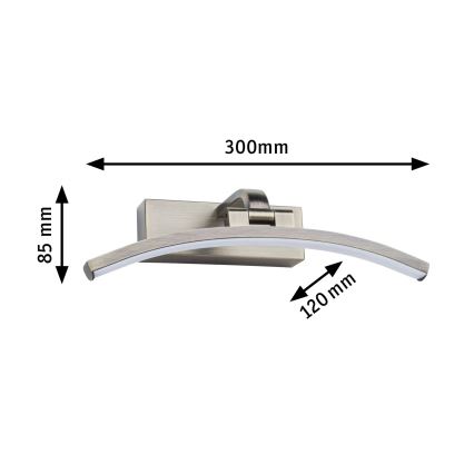 Paulmann 95559 - LED/6W lampa za slike BENTO 230V 30 cm mesing