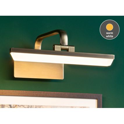 Paulmann 95568 - LED/6W Svetlo za slike RENAN 230V 30 cm mesing