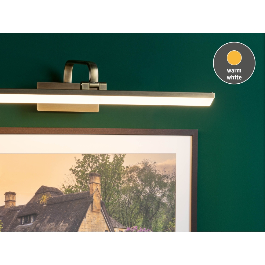 Paulmann 95570 - LED/11W Lampa za slike RENAN 230V 60 cm mesing