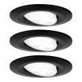 Paulmann 99991 - KOMPLET 3xLED/6W IP65 Ugradno svetlo za kupatilo CALLA 230V