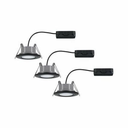 Paulmann 99991 - KOMPLET 3xLED/6W IP65 Ugradno svetlo za kupatilo CALLA 230V
