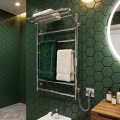 Peškirni radijator za kupatilo HOME 95W/230V 77x53 cm inox/hrom desni