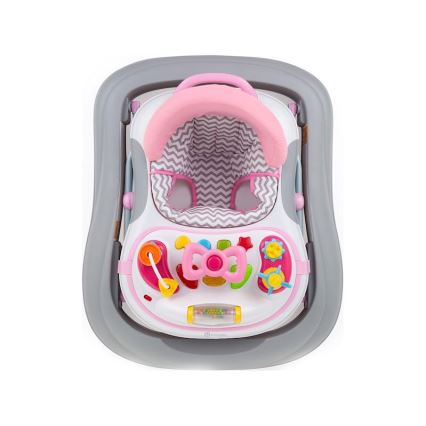 PETITE&MARS - Dečija hodalica sa melodijom MONTY ružičasta