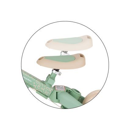 PETITE&MARS - Dečiji tricikl 5 u 1 TURBO LIMITED Green Twist