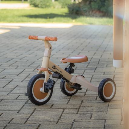 PETITE&MARS - Dečiji tricikl 5u1 TURBO Desert Sand